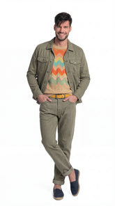 Men’s Denim Jacket – Beige