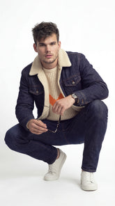 Men’s Denim Jacket – Dark Blue