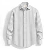 Ivory Wave Printed Business Shirt