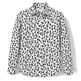 Noir Vine Printed Business Shirt