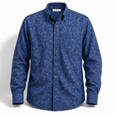 Sapphire Vine Printed Business Shirt