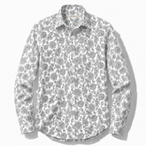 Silver Meadow Floral Printed Business Shirt