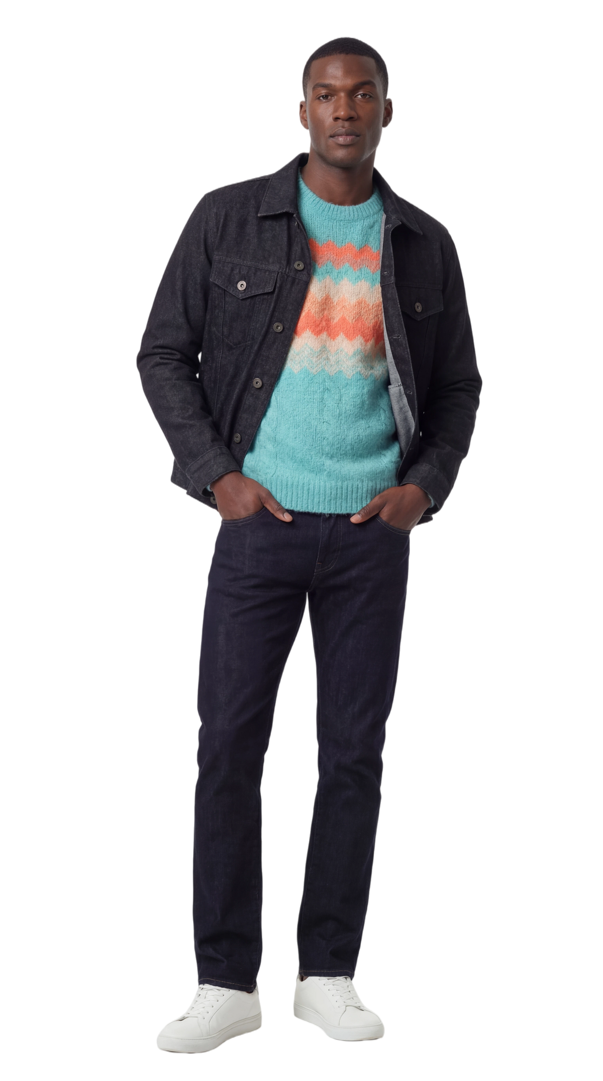 Men’s Denim Jacket – Black