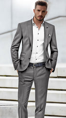 Demo – Classic Navy Tailored Fit Suit
