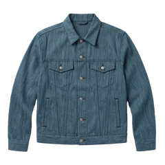 Men’s Denim Jacket – Petrol
